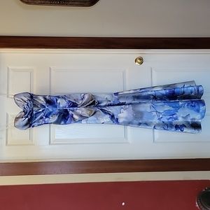 Jump Apparel Wendye Chaitin Purple & Blue Tie Dyed))ĺMaxi Gown Dress Juniors 7/8